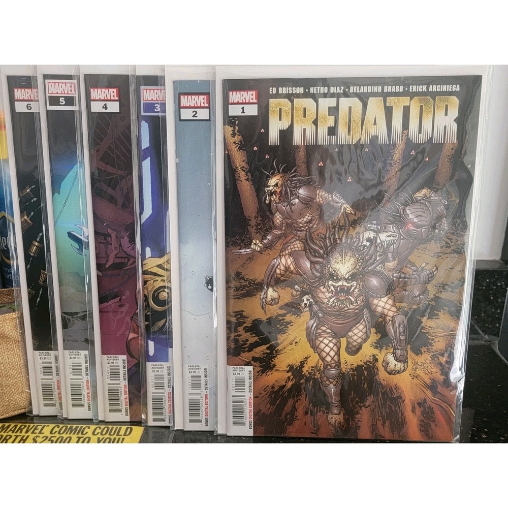 Predator #1-6 VOL 2 Full Run Brisson Marvel Comics 2023 1 2 3 4 5 6 NM Boarded